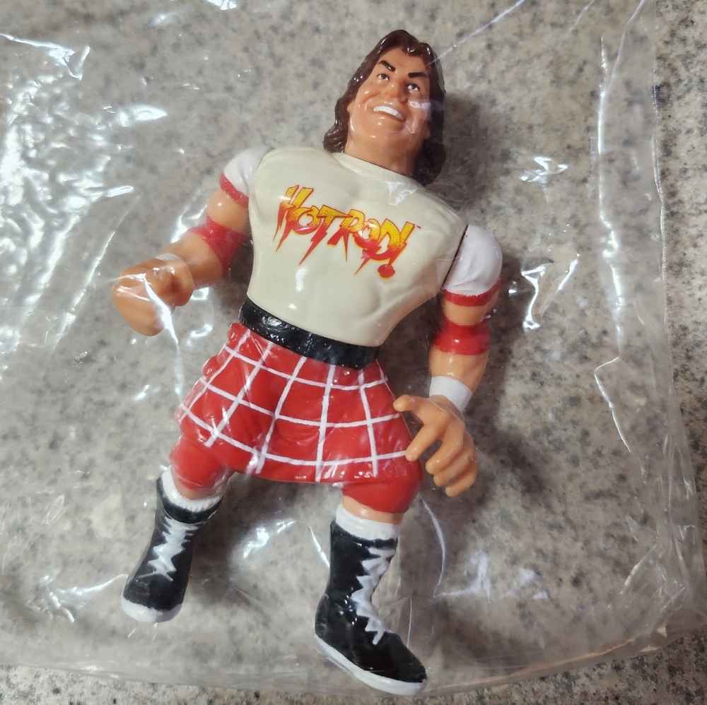 WWE WWF Roddy Piper with Red Kilt Series 2 Hasbro Loose